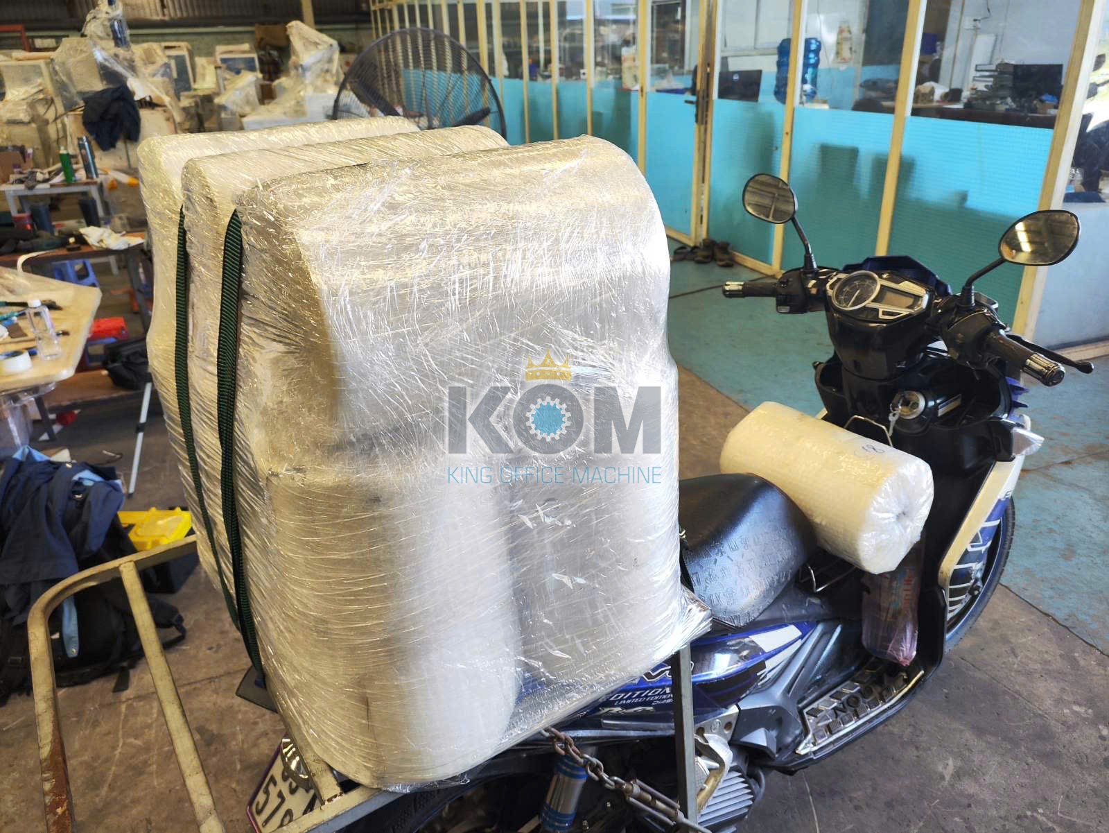 10 cuộn màng nhiệt bopp 32cm loại mờ