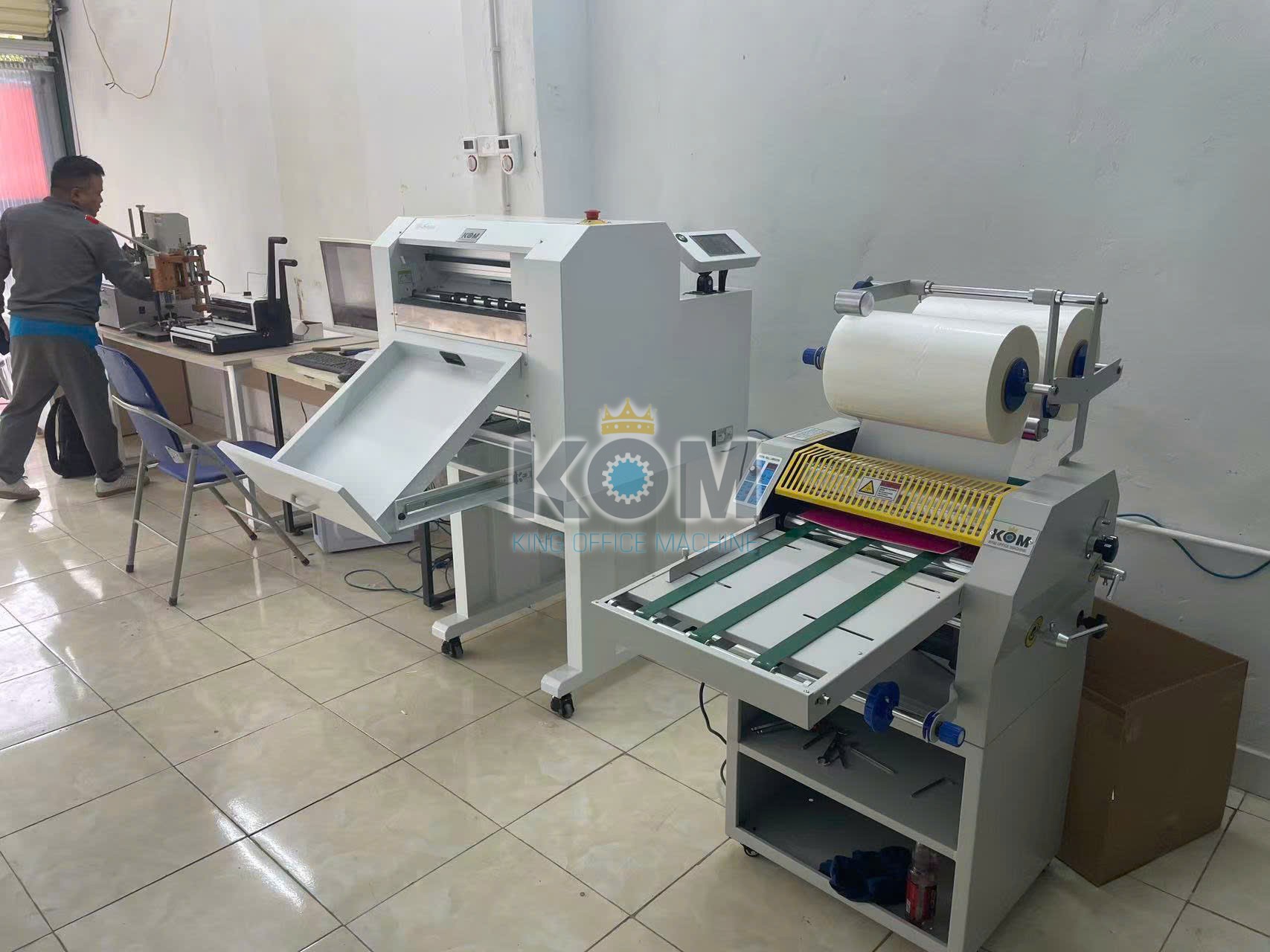 Bộ máy gia công sau in nhanh