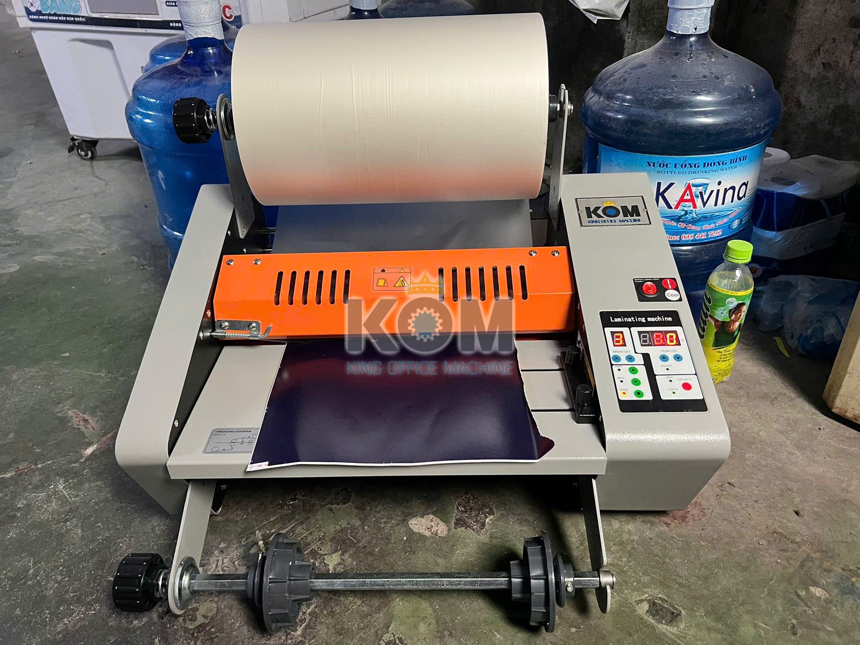 Máy cán màng mini FM-380 7 KOM bán máy cán màng mini tại TP HCM