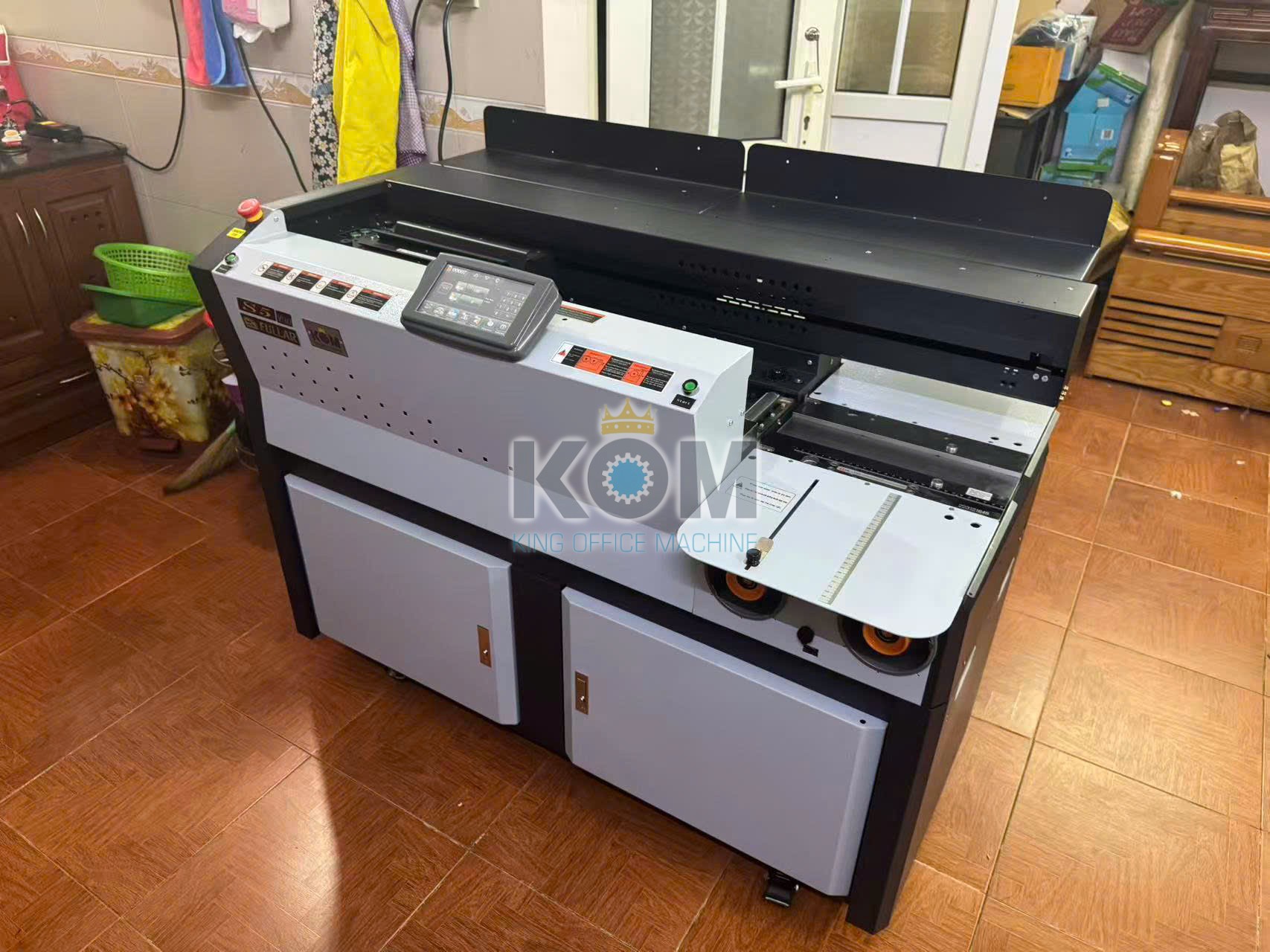 KOM bán máy đóng sách keo nhiệt S5 cao cấp! 3 Máy đóng sách keo nhiệt 1 cửa