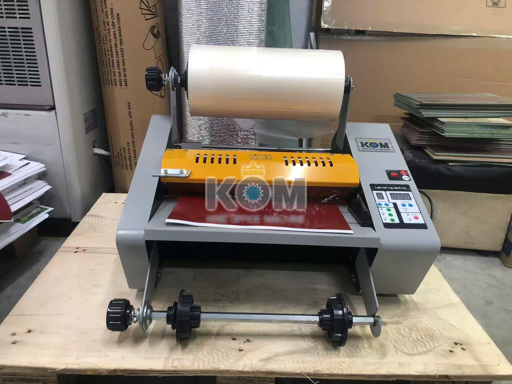 Máy cán màng mini FM-380 5 bán máy cán màng nguội mini FM-380