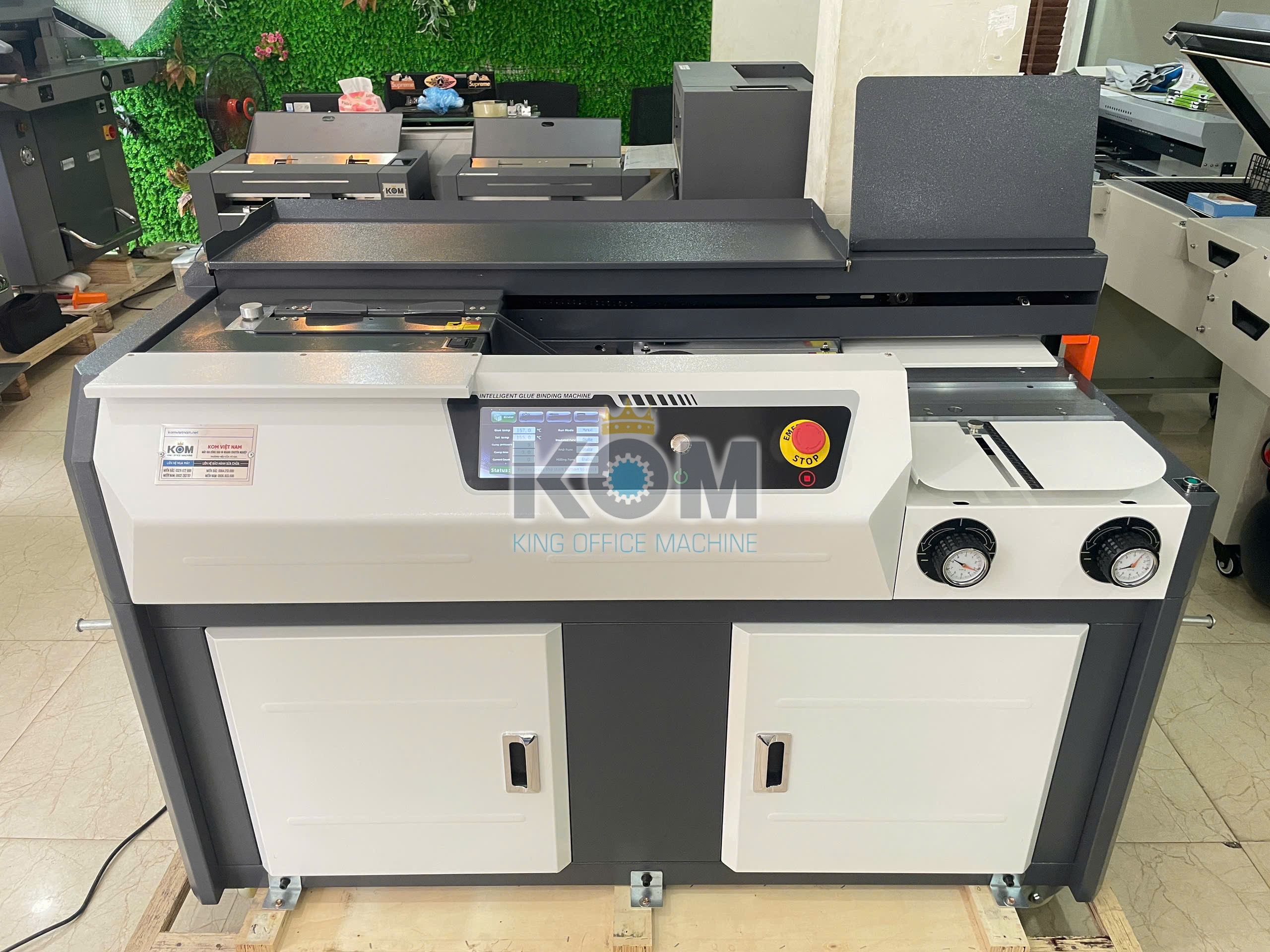 Máy đóng gáy sách keo nhiệt KF-550A4