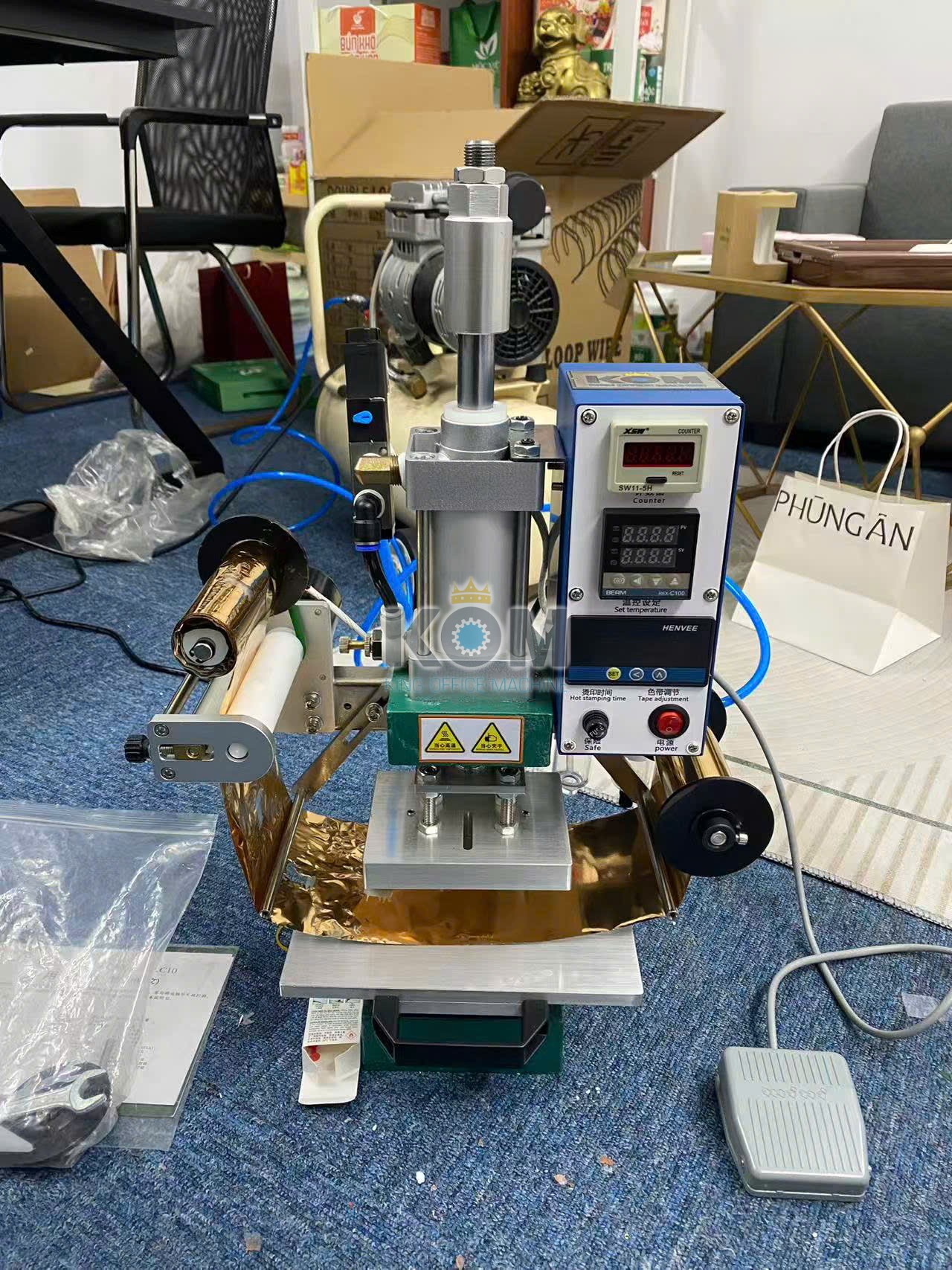 máy ép nhũ mini thủ công