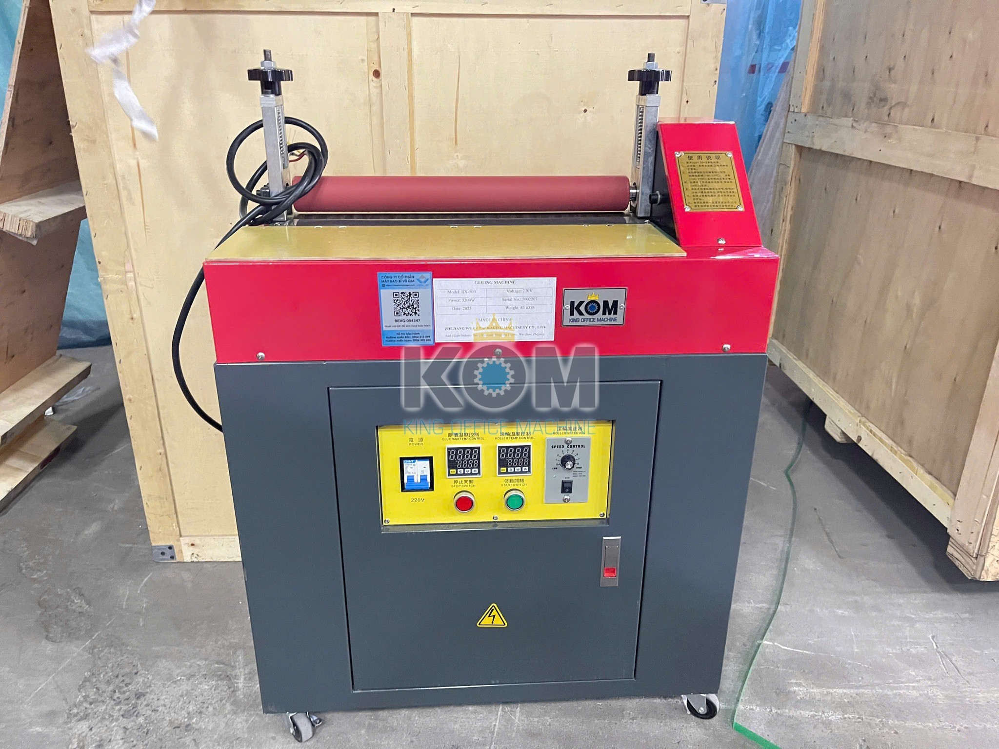 Máy bồi keo nến RX-500