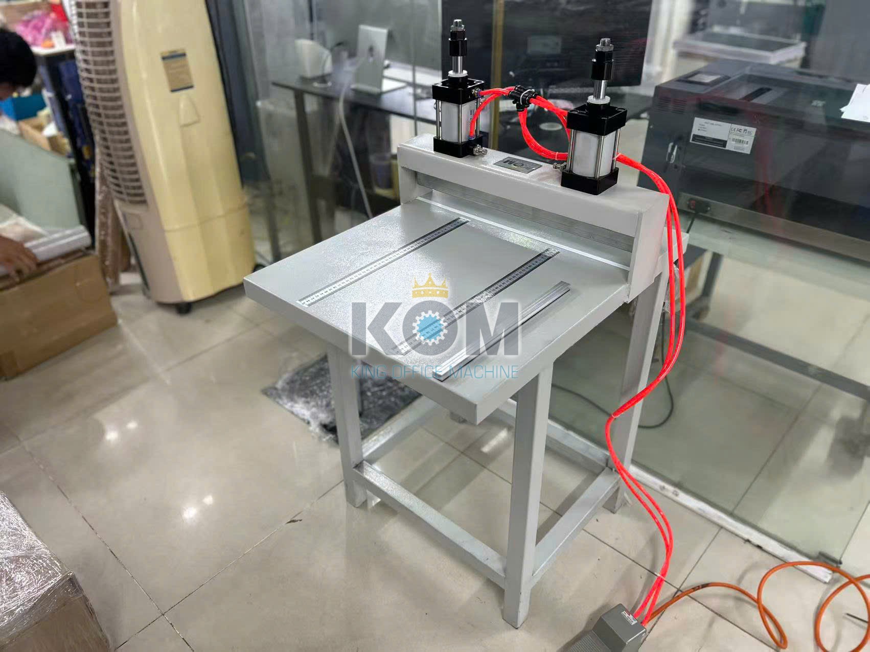 may can gan bia sach