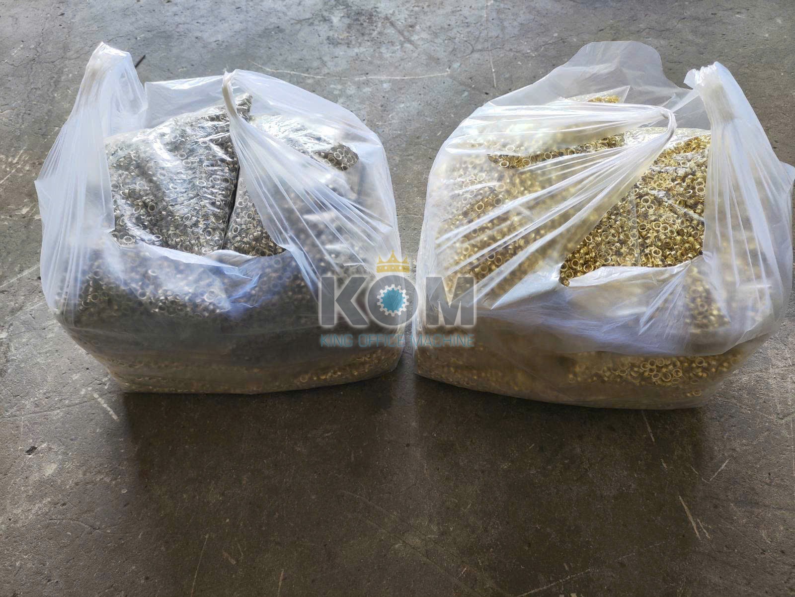 Hạt khoen ore 9 KOM bán hạt ore màu vàng và bạc phi 5.5mm