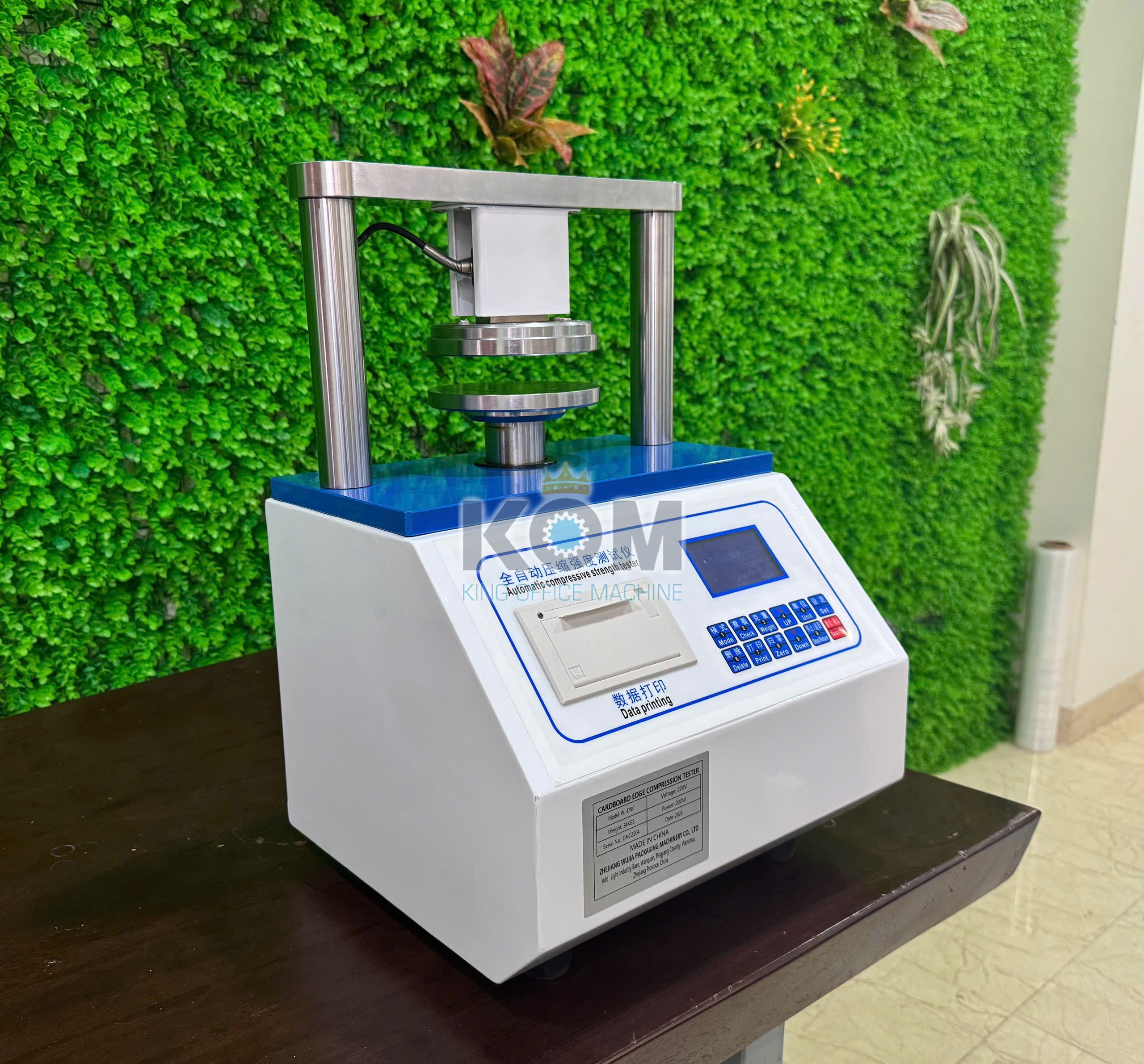 Máy đo độ nén cạnh carton
