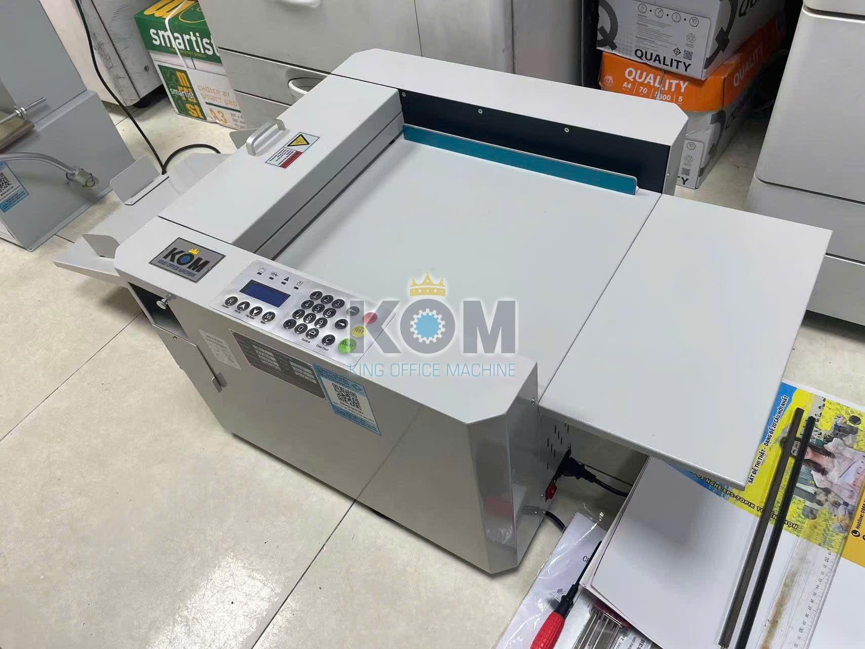 may can duong gan tren giay