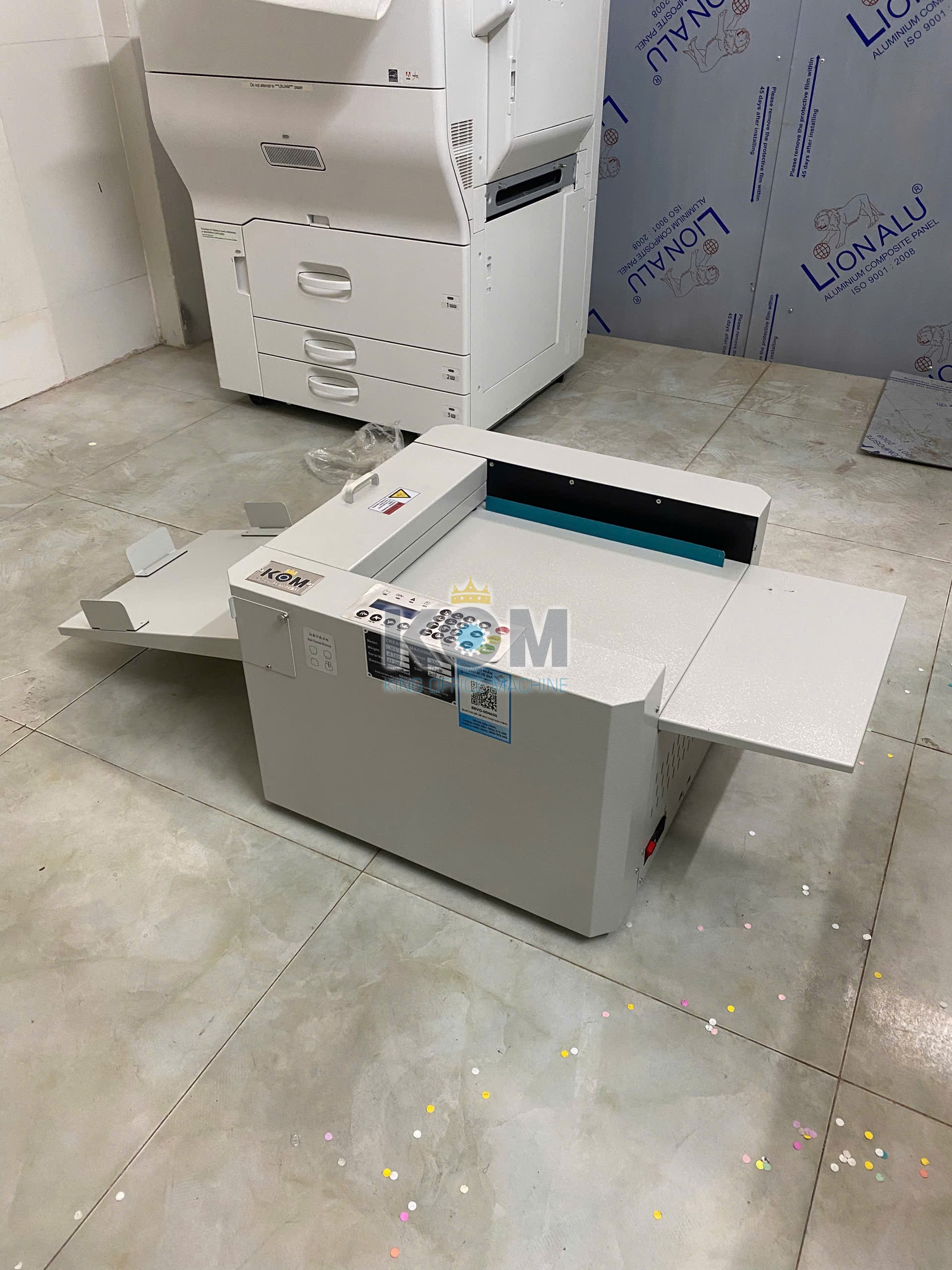 Máy cấn giấy lập trình giá rẻ 3 Máy cấn gân bìa sách khổ A3