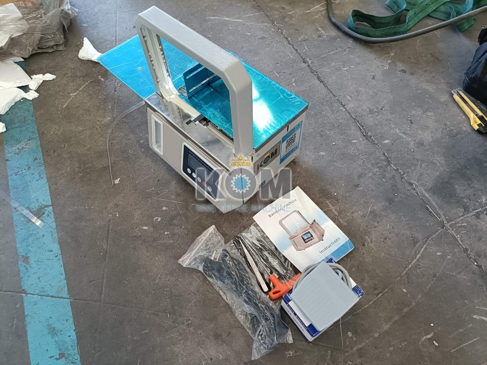 Máy đóng đai sản phẩm mini 23 may bo dai mini KSS 388