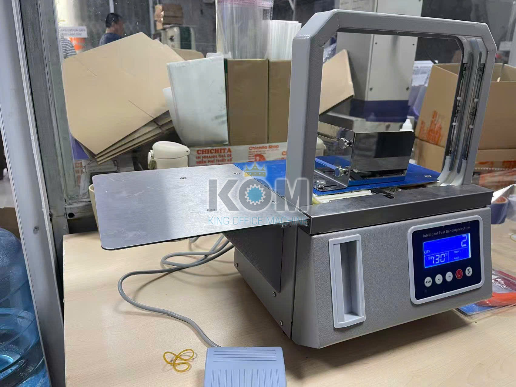 Máy đóng đai sản phẩm mini 20 may bo san pham mini KSS 388 1