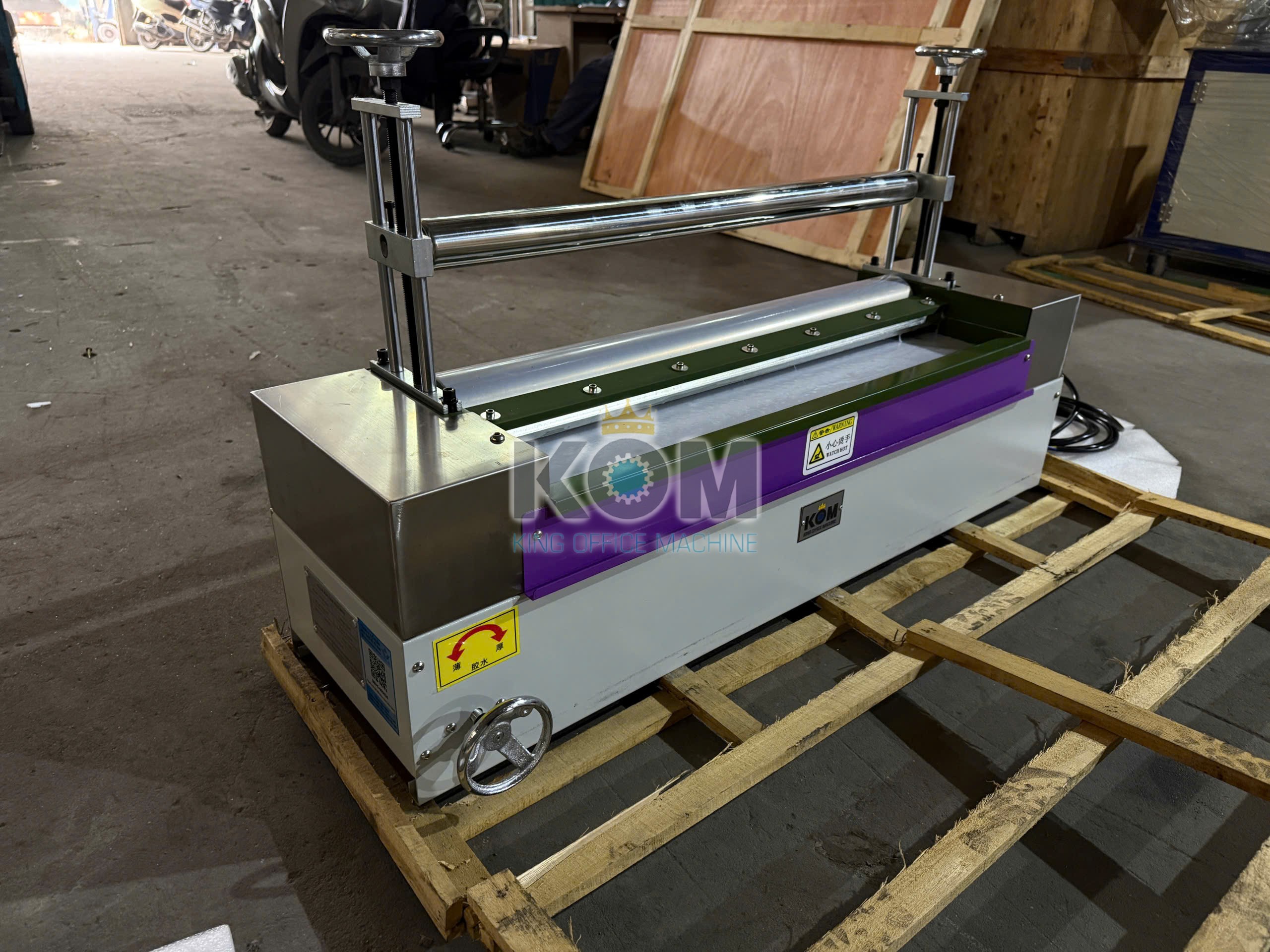 may dan mut xop dinh hinh eva