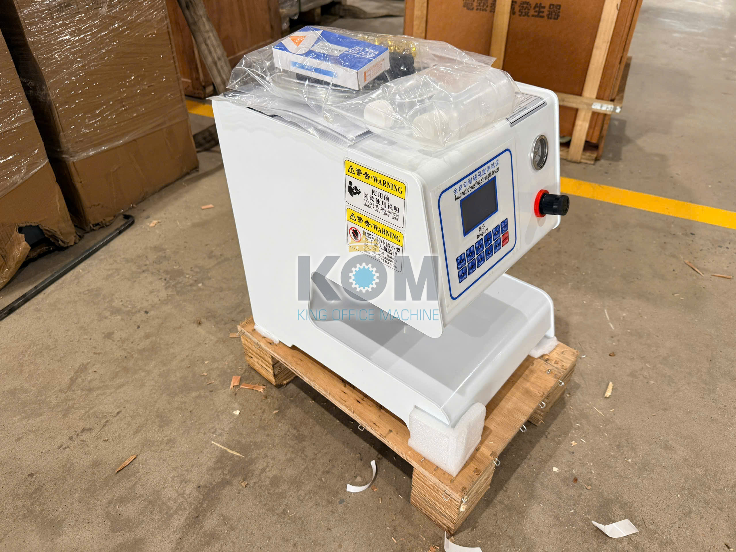 may test bao bi giay carton