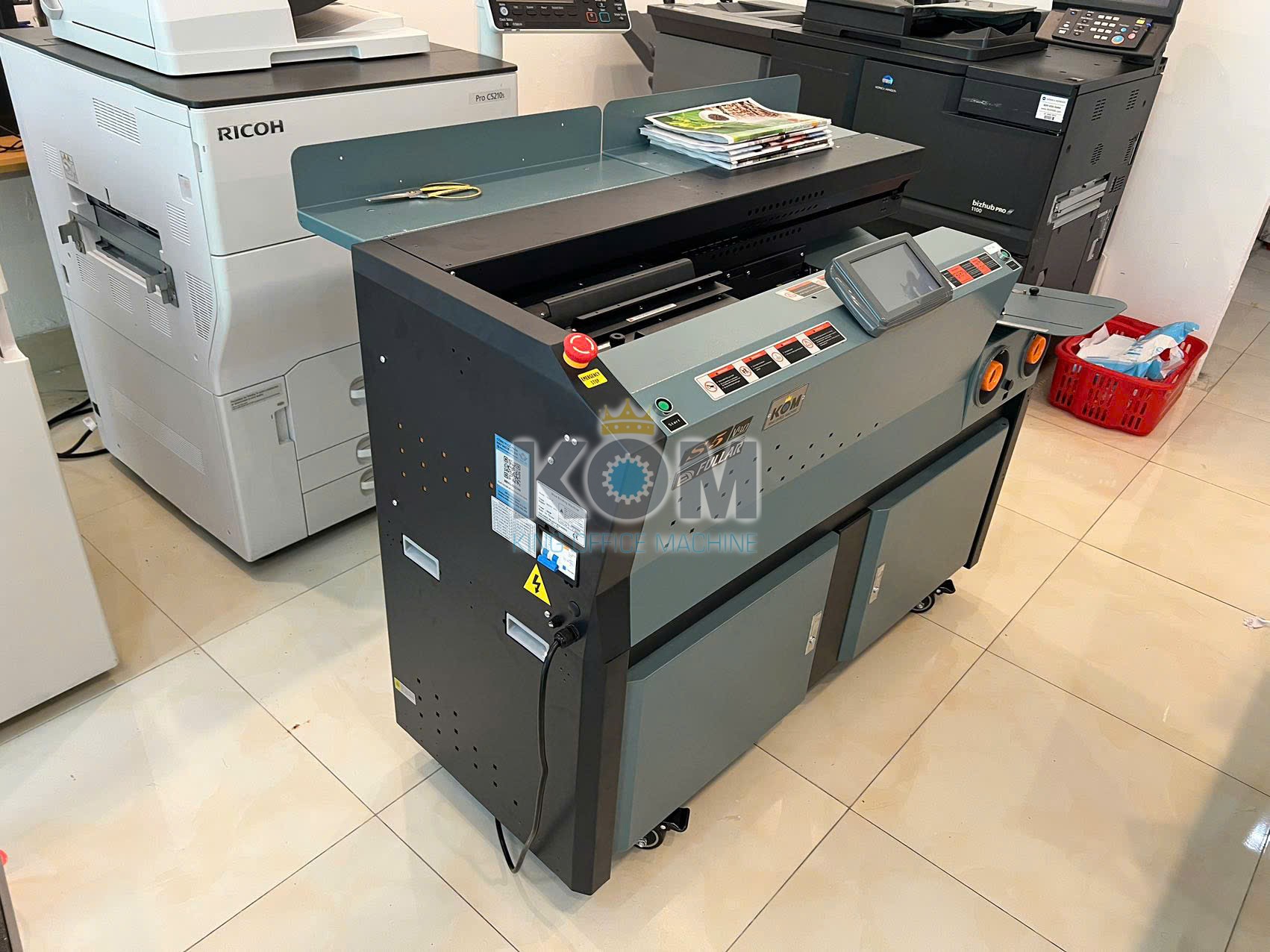 KOM bán máy đóng sách keo nhiệt S5 cao cấp! 21 Máy keo nhiệt S5