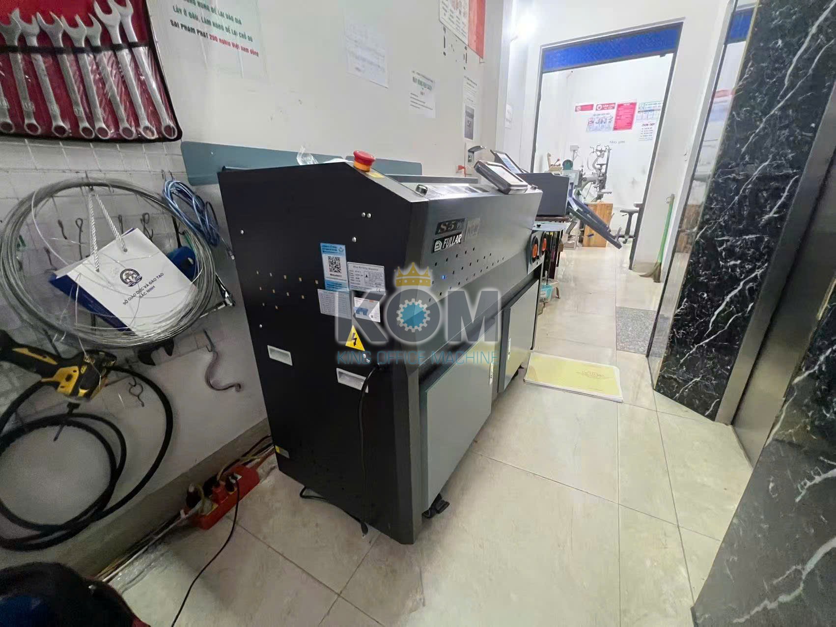 KOM bán máy đóng sách keo nhiệt S5 cao cấp! 23 KOM giao máy đóng sách khổ A4 s5 tại HCM