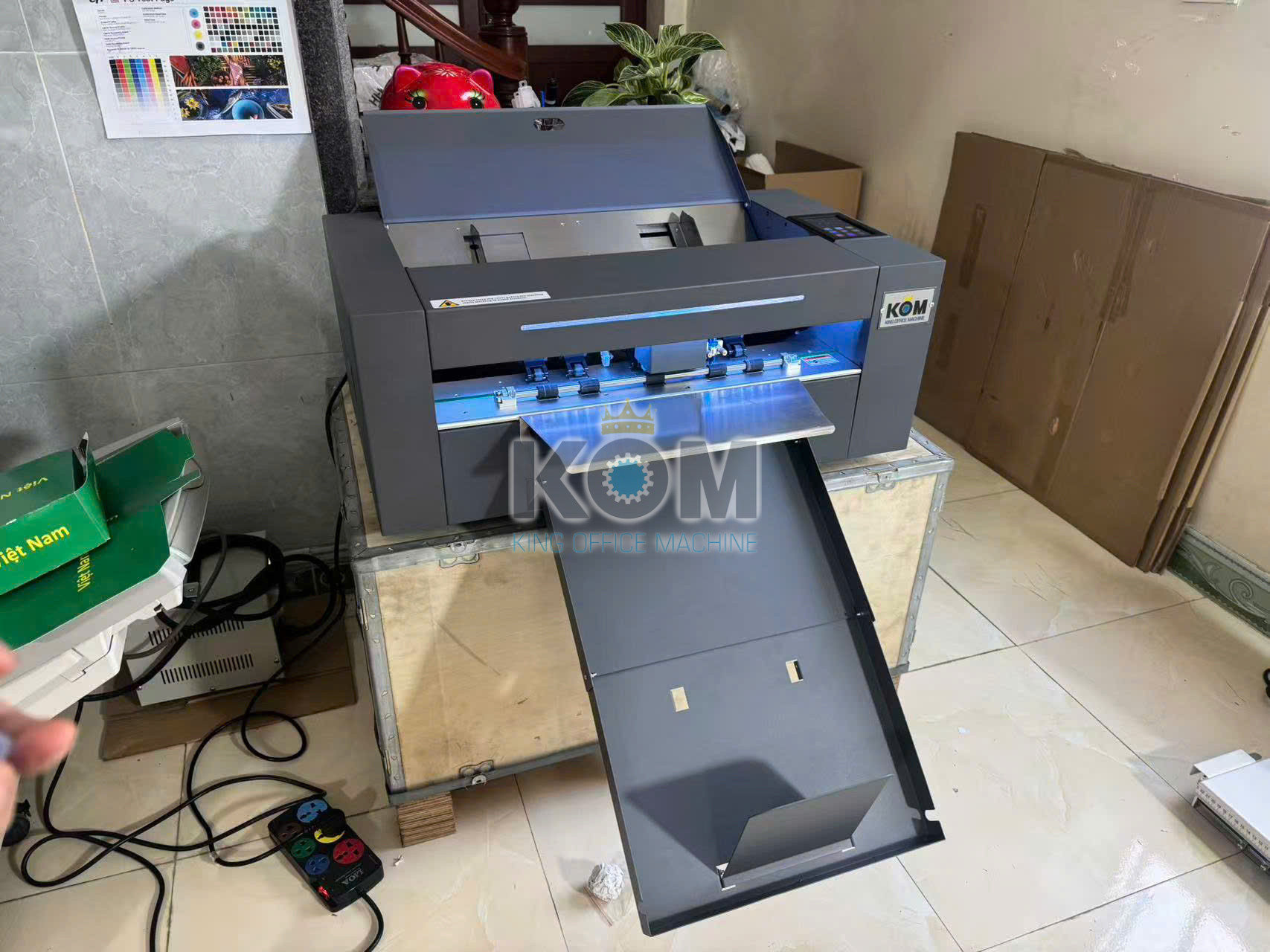 Máy cắt kỹ thuật số mini đa năng 11 mua may cat can be 2 dau SF 350PRO