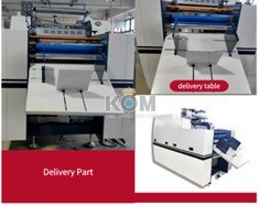 đầu thu giấy máy cán màng