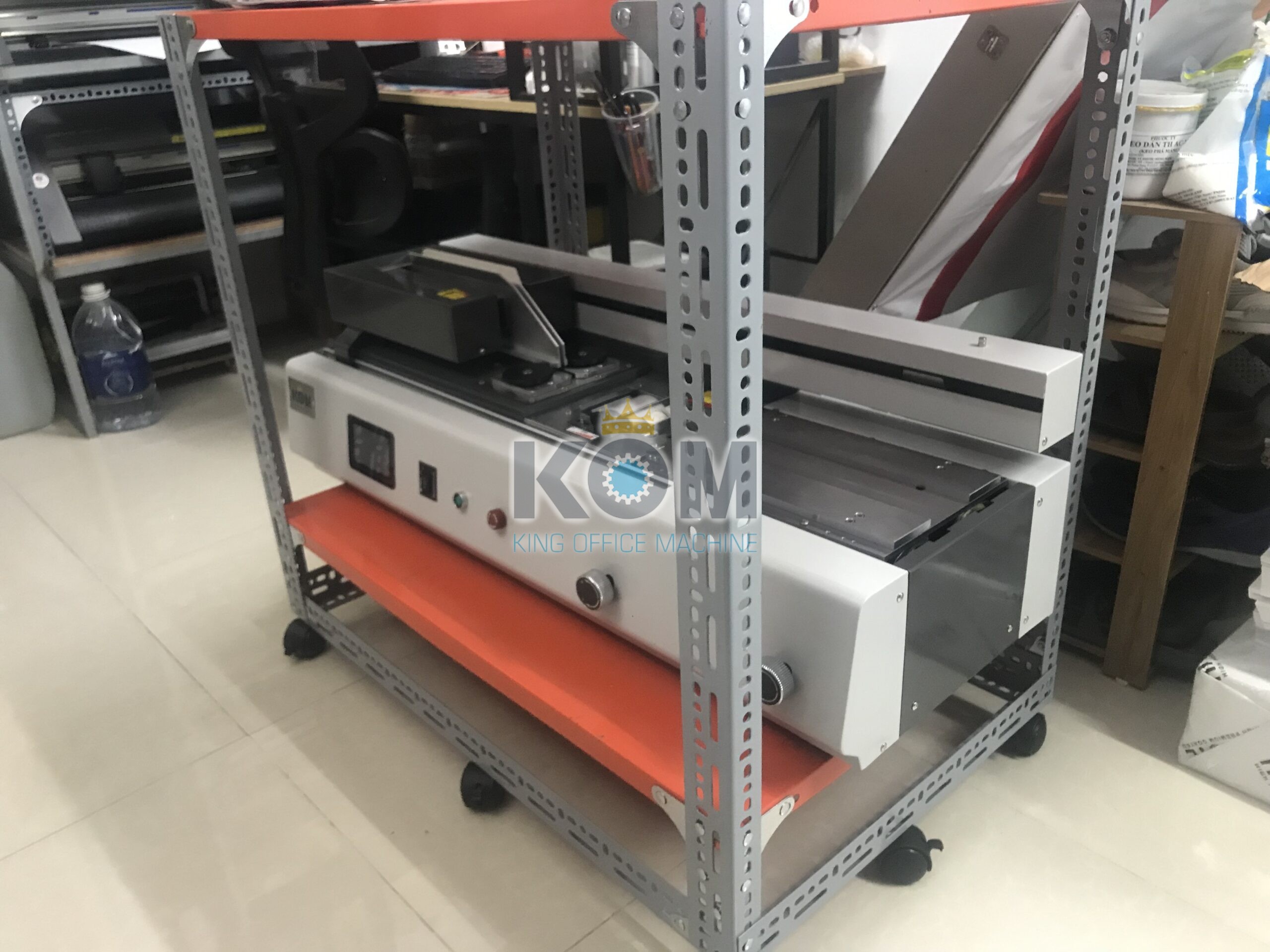 KOM giao máy đóng sách keo nhiệt mini B40F 13 giao máy đóng sách keo nhiệt tại Sóc Sơn