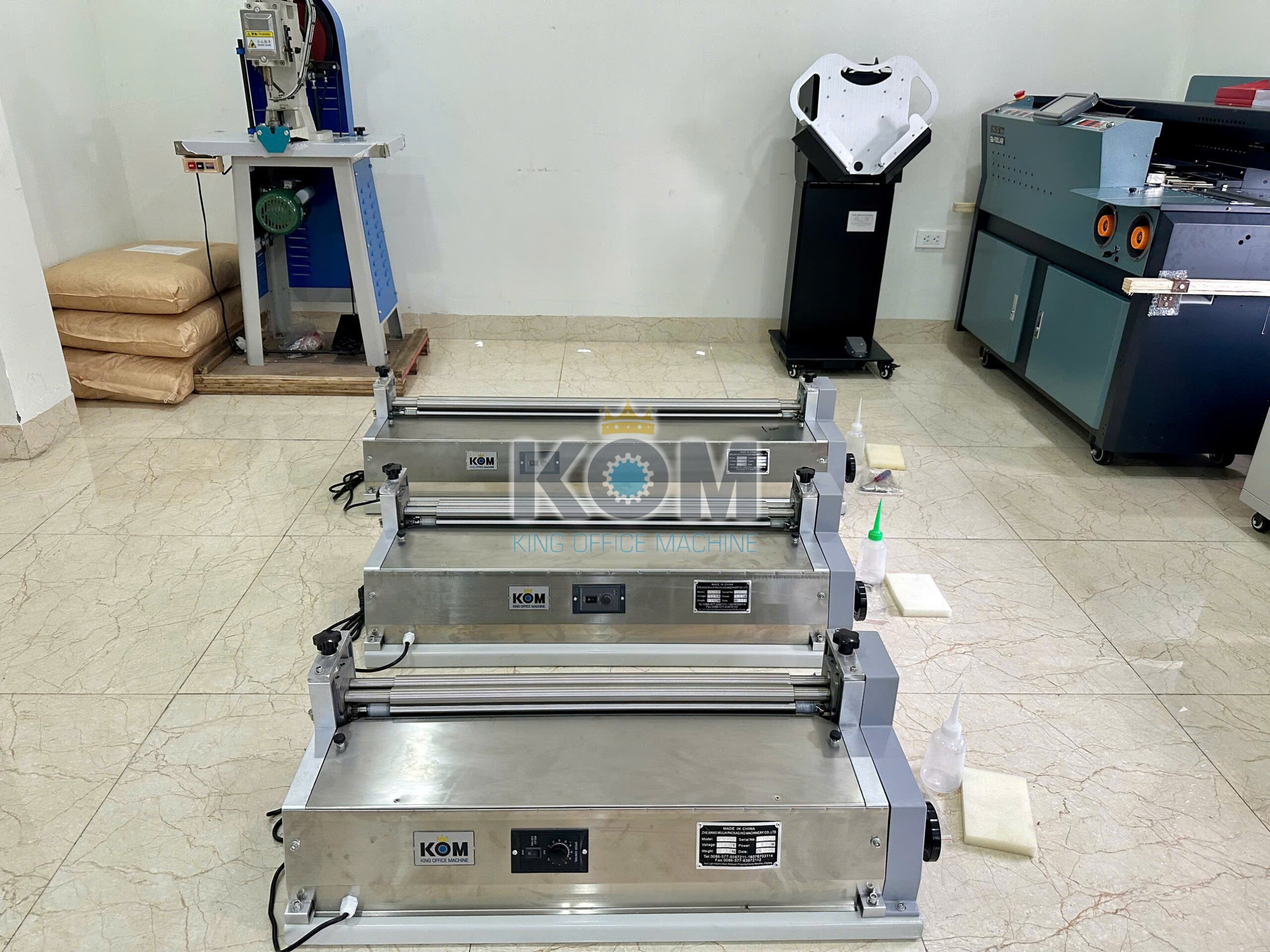 bán máy bồi giấy inox mini
