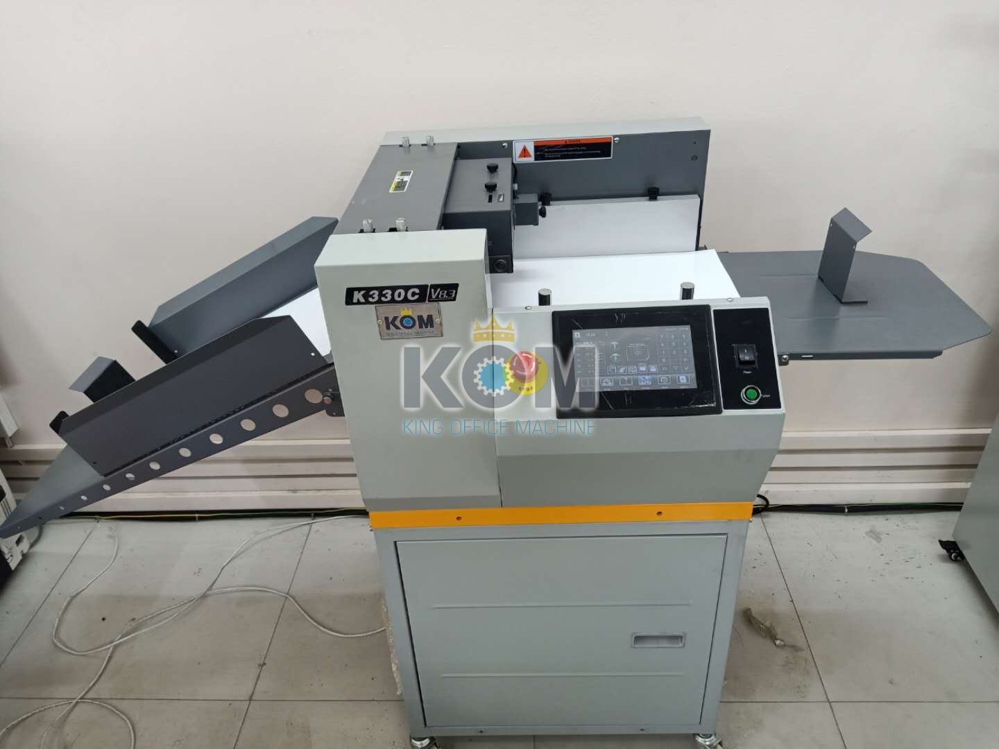 Máy cấn gân âm dương trên giấy tự động