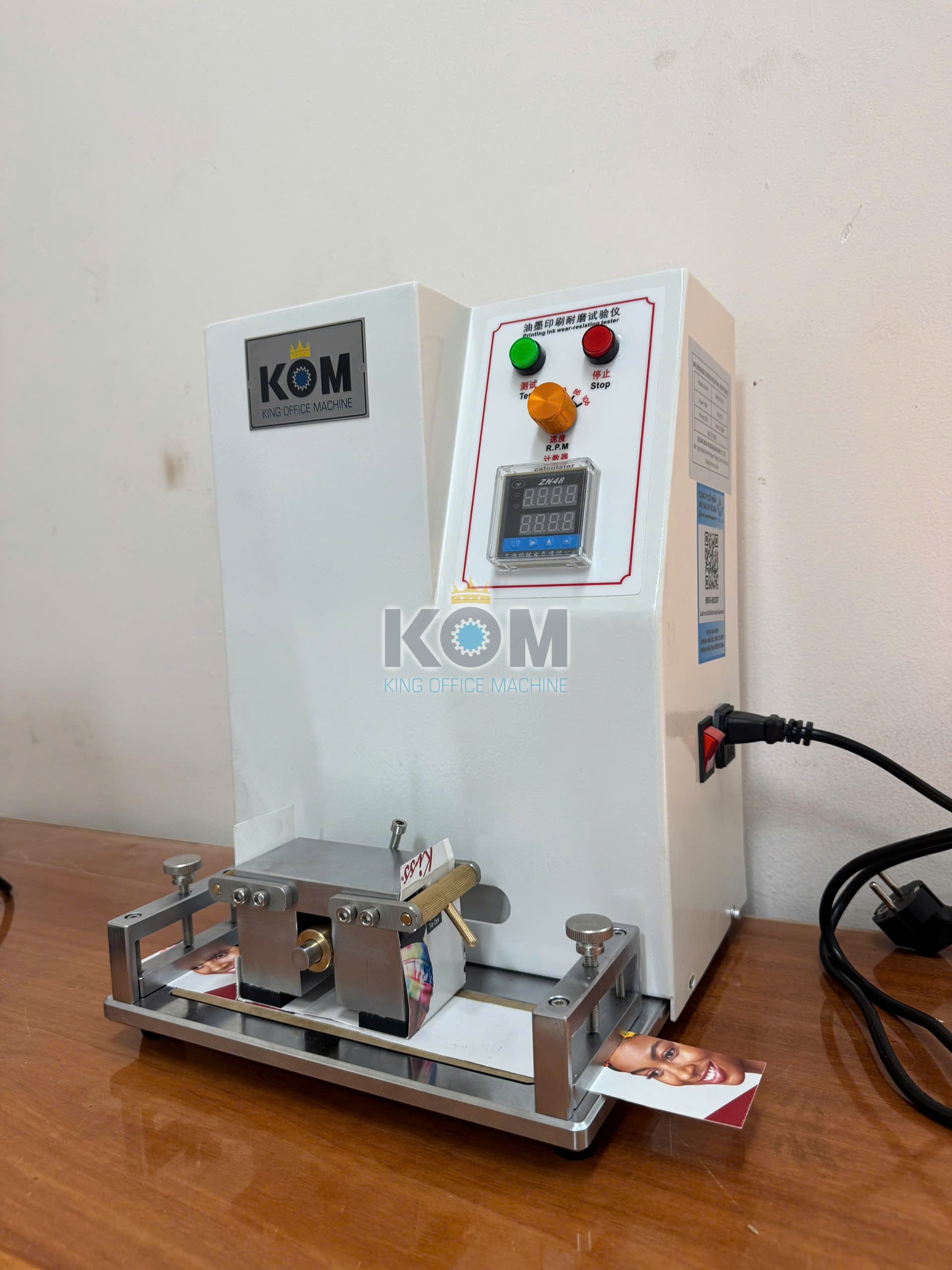 Máy test độ bục giấy carton kiểu cánh bướm 8 may test do mai mon muc in