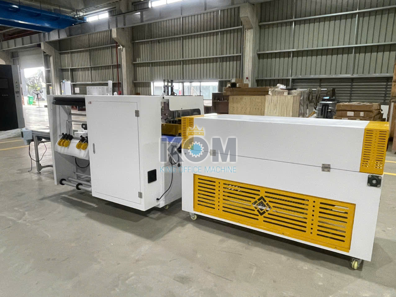 Máy bọc màng co tự động tốc độ cao 7 may co mang nhiet tu dong DFF
