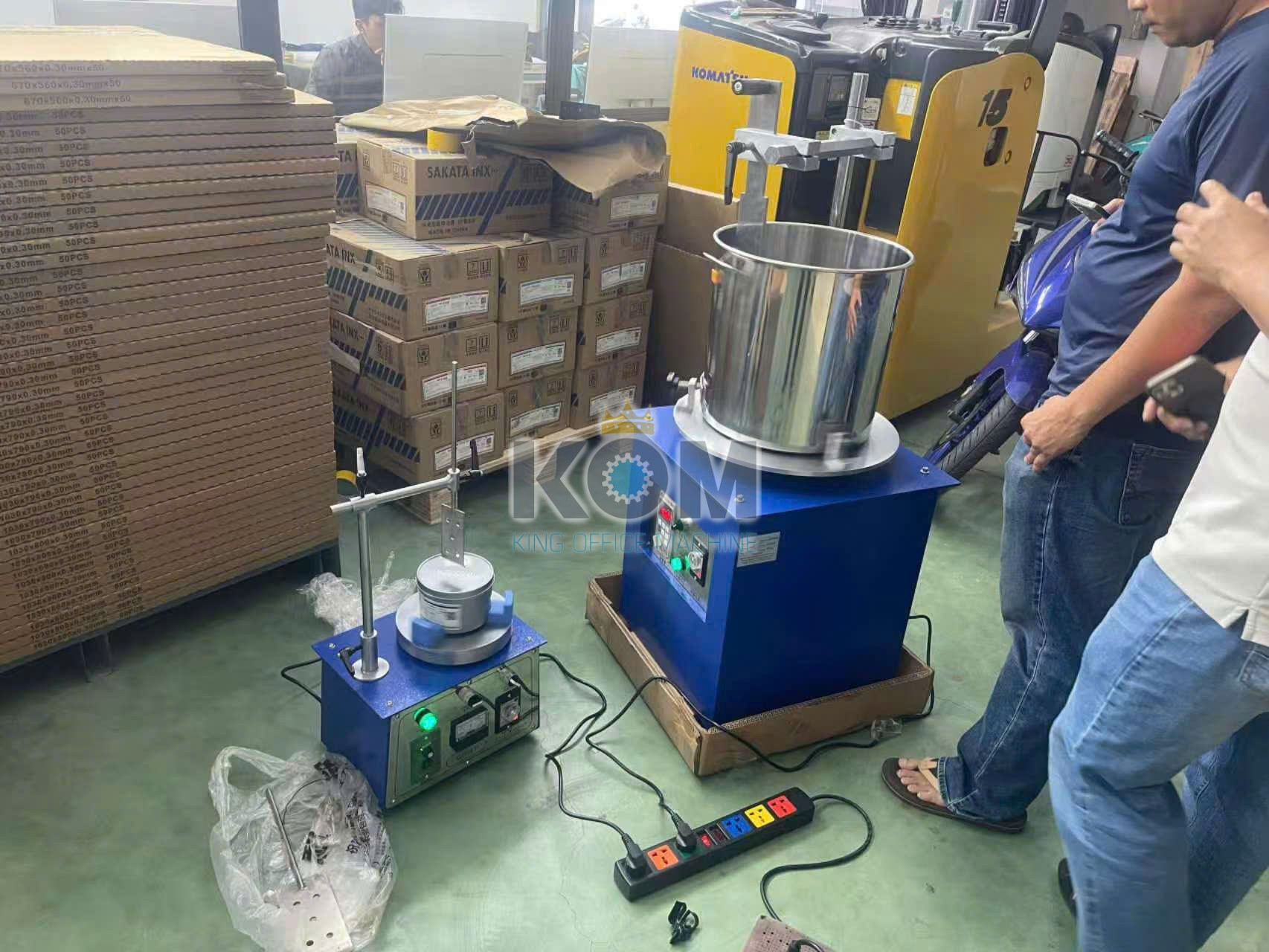 Máy khuấy mực mini M4 1 máy khuấy mực in