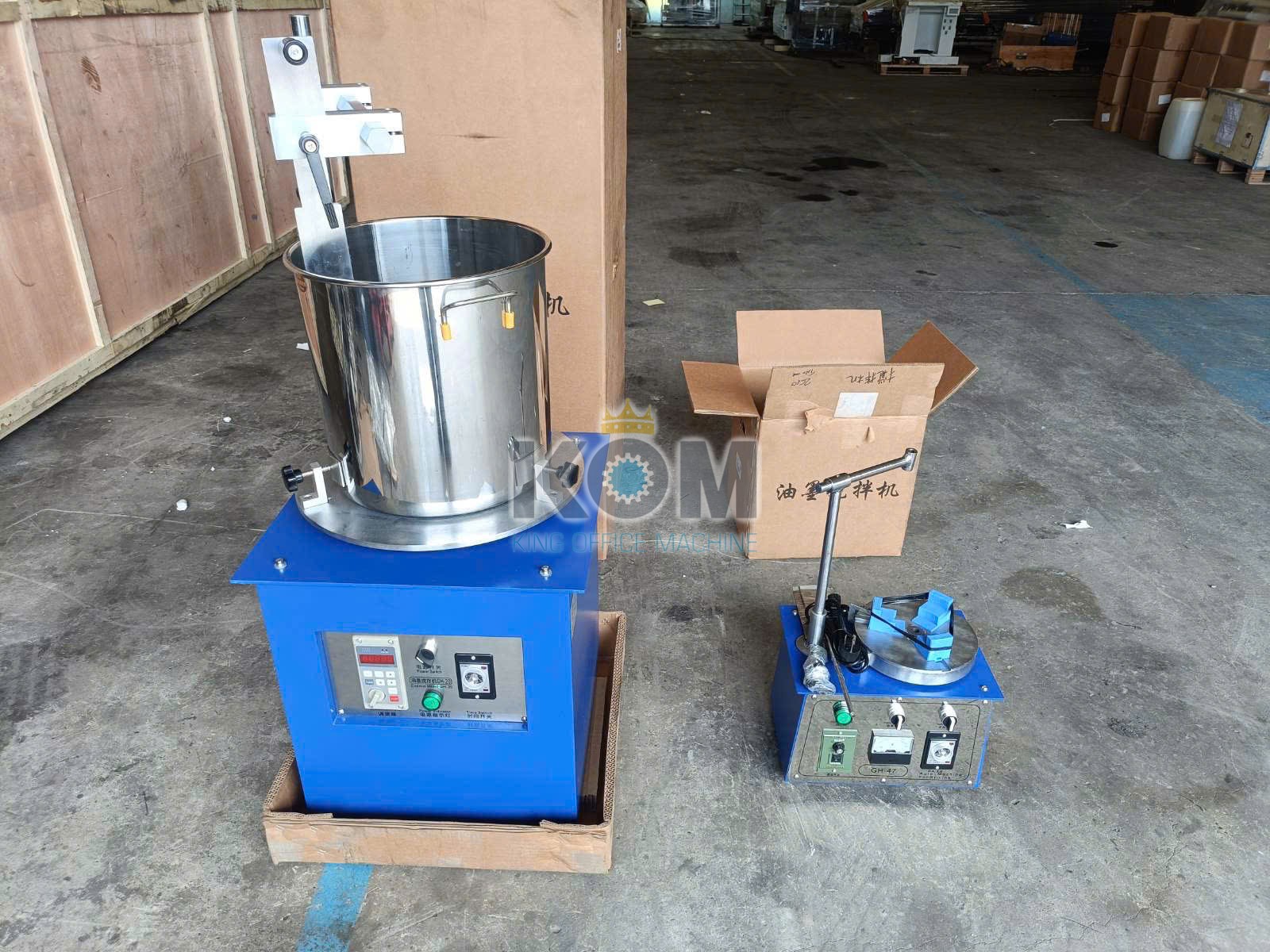 Máy khuấy mực in lụa M5 4 máy trộn và khuấy các loại mực in lụa