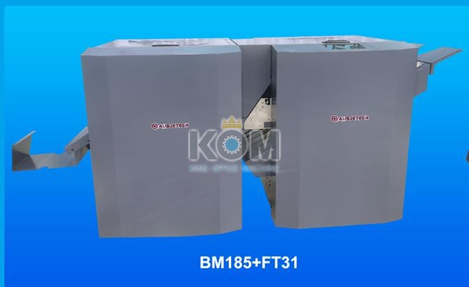 Máy đóng ghim và gấp catalogue cắt giấy