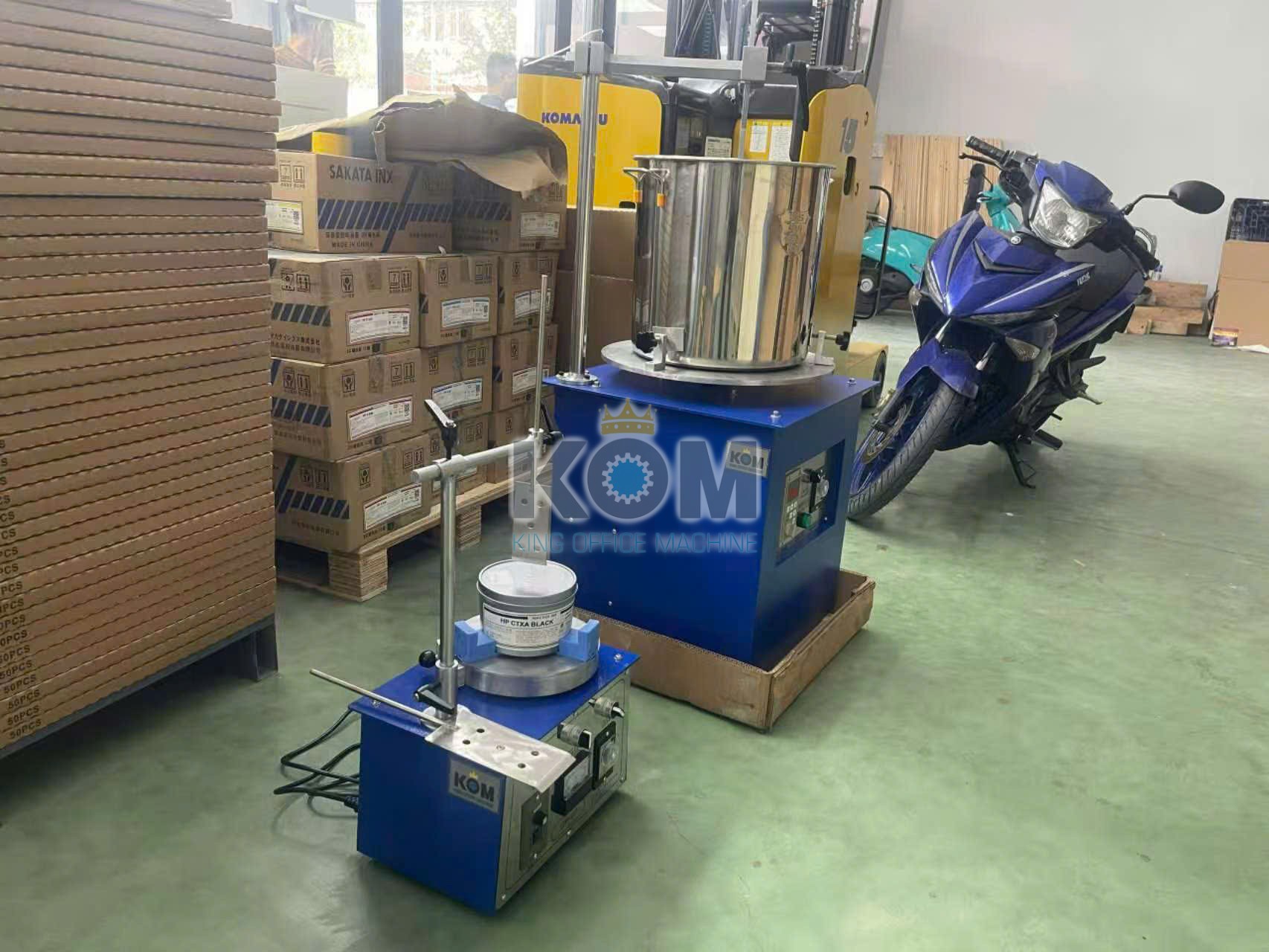 Máy khuấy mực mini M4 5 máy khuấy mực in