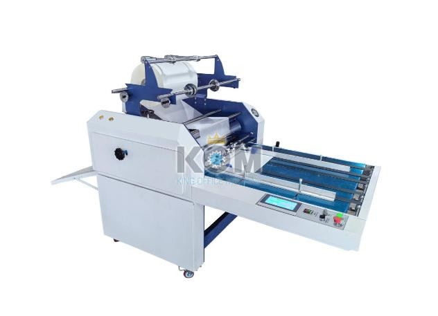 Máy cán màng bán tự động khổ 520mm