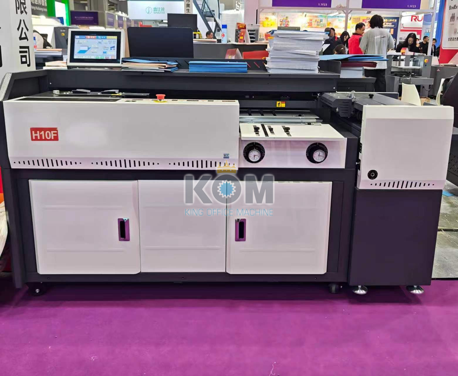 Máy vào bìa keo nhiệt tự động H10F